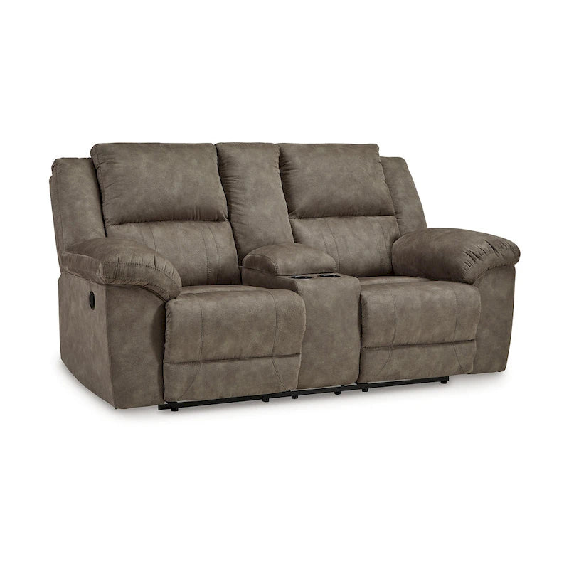 Double Reclining Loveseat with Center Console, Cup Holders and Zero-Wall Mechanism