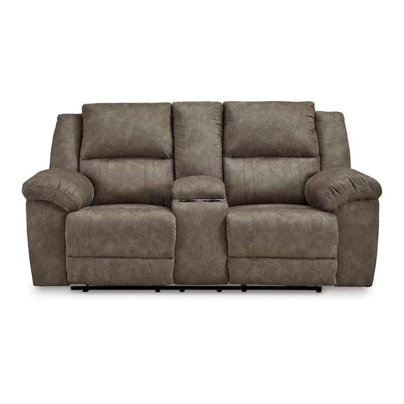 Double Reclining Loveseat with Center Console, Cup Holders and Zero-Wall Mechanism