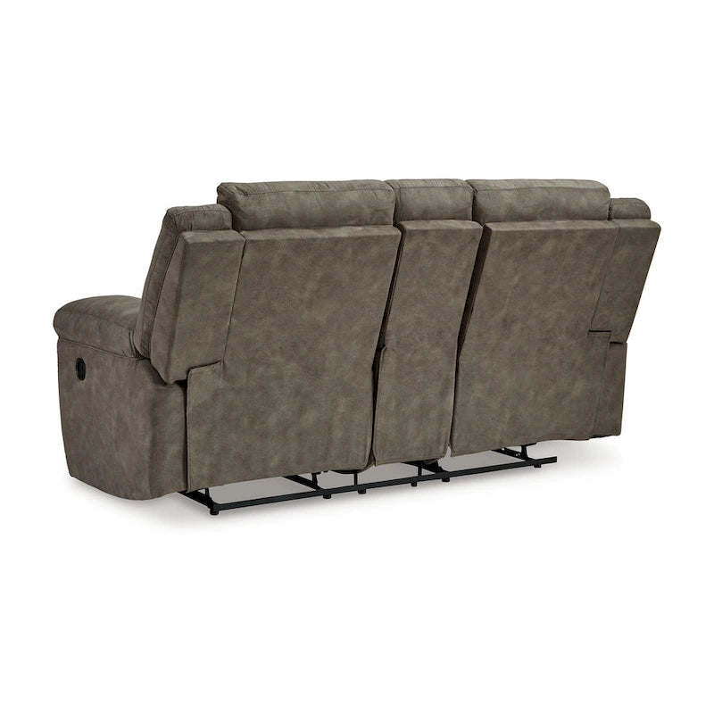 Double Reclining Loveseat with Center Console, Cup Holders and Zero-Wall Mechanism