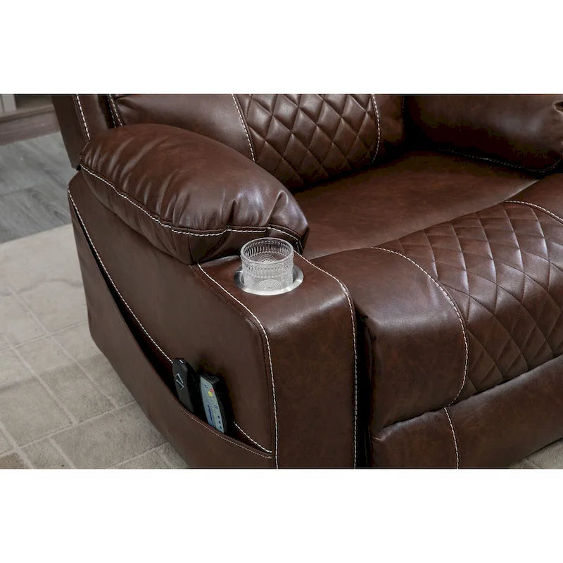 Fauteuil inclinable Power Lift avec massage, chauffage et double moteur