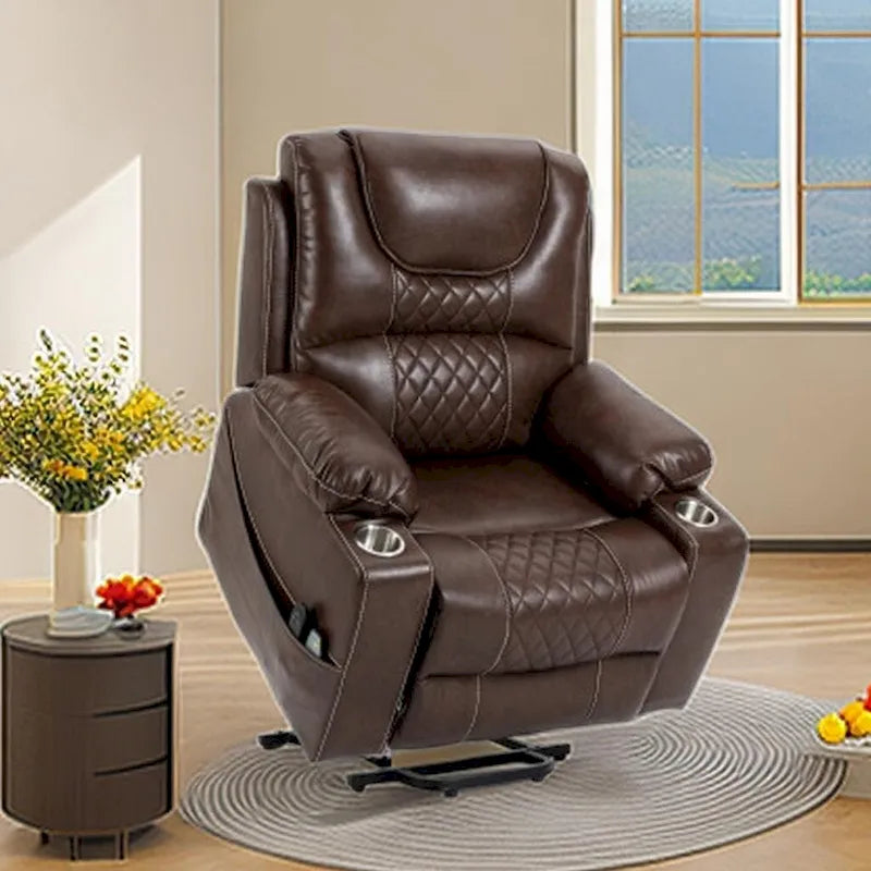 Fauteuil inclinable Power Lift avec massage, chauffage et double moteur
