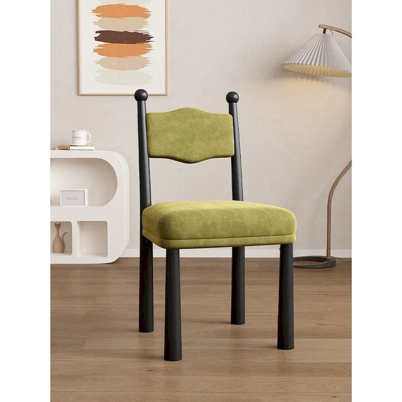 Chaise de salle à manger Wave avec dossier décoratif à boules